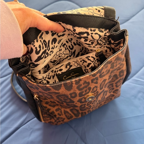 Jessica Simpson Leopard Print Backpack - Picture 4 of 5